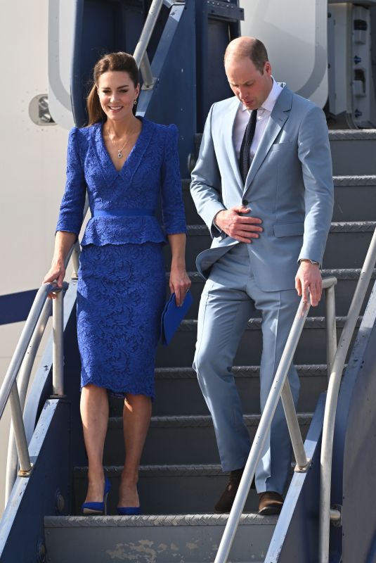 KATE MIDDLETON and Prince William Arrives to in Belize 03/19/2022