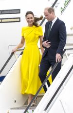 KATE MIDDLETON Arrives in Jamaica 03/22/2022