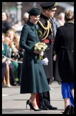 KATE MIDDLETON at 1st Battalion Irish Guards
