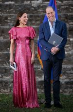 KATE MIDDLETON at a Special Reception Hosted by Governor-general of Belize 03/21/2022