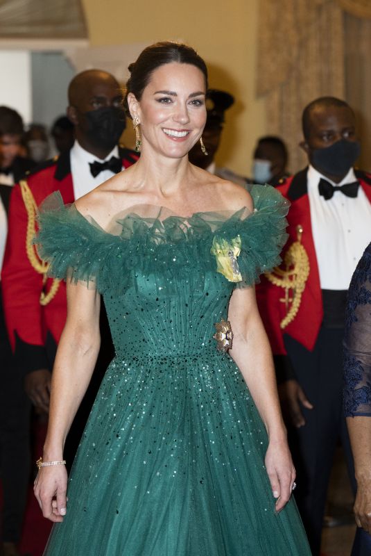 KATE MIDDLETON at Dinner Hosted by Governor General of Jamaica 03/23/2022