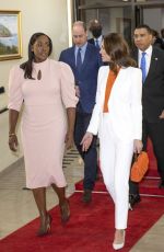 KATE MIDDLETON at Official Meeting with Prime Minister of Jamaica Andrew Holness 03/23/2022