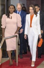 KATE MIDDLETON at Official Meeting with Prime Minister of Jamaica Andrew Holness 03/23/2022
