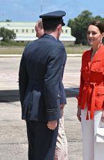 KATE MIDDLETON at Philip S. W Goldson International Airport in Belize City 03/22/2022