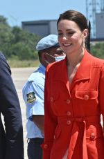 KATE MIDDLETON Departs from Belize 03/22/2022