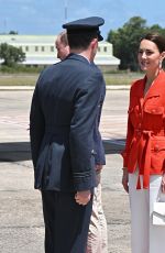 KATE MIDDLETON Departs from Belize 03/22/2022