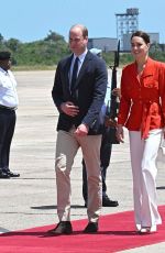 KATE MIDDLETON Departs from Belize 03/22/2022