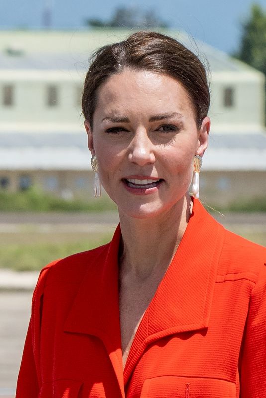 KATE MIDDLETON Departs from Belize 03/22/2022