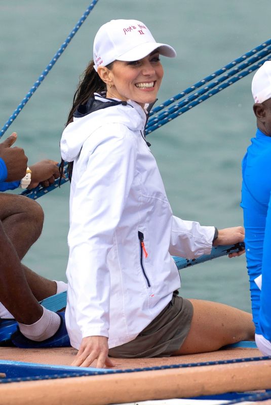 KATE MIDDLETON Takes Part in Bahamas Platinum Jubilee Sailing Regatta 03/25/2022