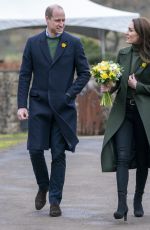 KATE MIDDLETON Visits Neon Youth Club and Blaenavon Heritage Centre in Blaenavon 03/01/2022