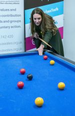 KATE MIDDLETON Visits Neon Youth Club and Blaenavon Heritage Centre in Blaenavon 03/01/2022