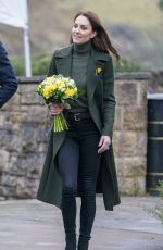 KATE MIDDLETON Visits Neon Youth Club and Blaenavon Heritage Centre in Blaenavon 03/01/2022