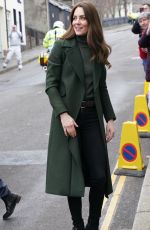 KATE MIDDLETON Visits Neon Youth Club and Blaenavon Heritage Centre in Blaenavon 03/01/2022