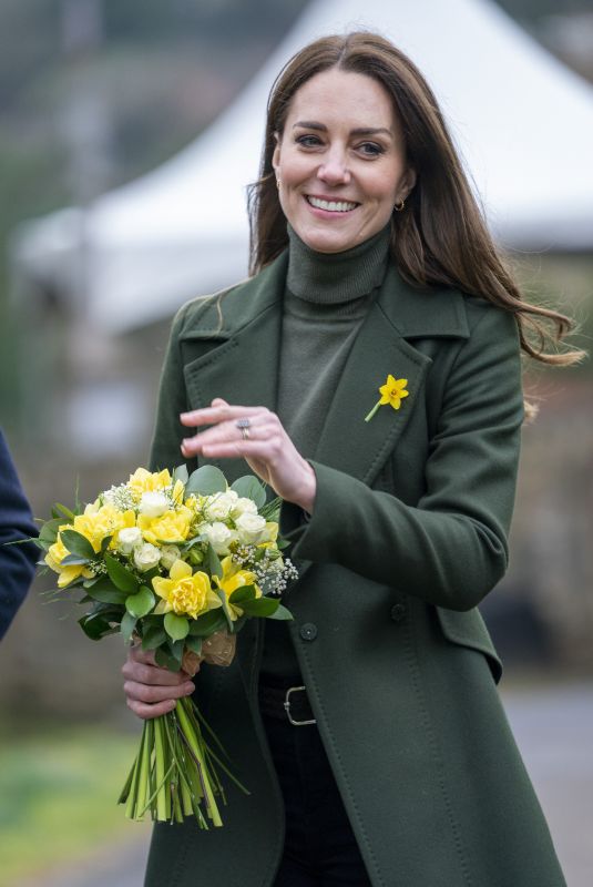 KATE MIDDLETON Visits Neon Youth Club and Blaenavon Heritage Centre in Blaenavon 03/01/2022