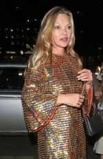 KATE MOSS Arrives at Vogue BAFTA Afterparty in London 03/13/2022