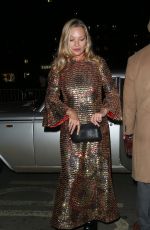 KATE MOSS Arrives at Vogue BAFTA Afterparty in London 03/13/2022