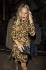 KATE MOSS Leaves 22 Grosvenor Square in London 03/11/2022