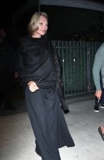 KATE MOSS Out for Dinner at Giorgio Baldi in Santa Monica 03/23/2022