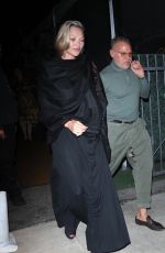 KATE MOSS Out for Dinner at Giorgio Baldi in Santa Monica 03/23/2022