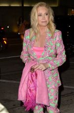KATHY HILTON Arrives at Her Birthday Party at Craig