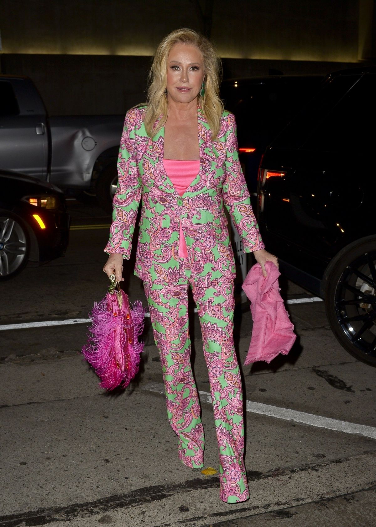 KATHY HILTON Arrives at Her Birthday Party at Craig’s in West Hollywood ...