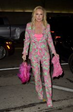 KATHY HILTON Arrives at Her Birthday Party at Craig