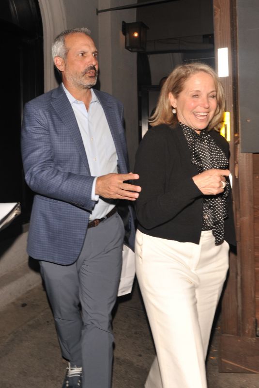 KATIE COURIC at Craig’s in West Hollywood 03/16/2022