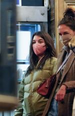 KATIE HOLMES and SURI CRUISE at Soho Ink Tattoo and Piercing Shop in New York 03/06/2022