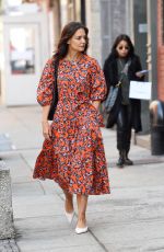KATIE HOLMES Heafing to Her Apartment in New York 03/14/2022