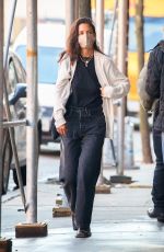 KATIE HOLMES Out and About in New York 03/02/2022