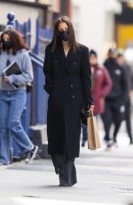 KATIE HOLMES Out Shopping in New York 03/13/2022