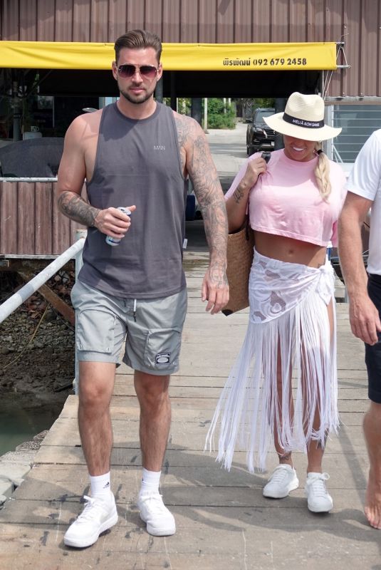 KATIE PRICE and Carl Woods on Holiday in Thailand 03/08/2022