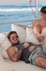 KATIE PRICE and Carl Woods on Holiday in Thailand 03/08/2022