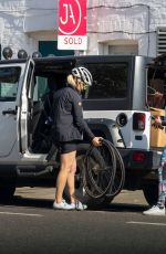 KATYA JONES and AIMEE FULLER Out for a Cycle Ride in London 03/26/2022