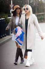 KATYA JONES and AIMEE FULLER Out Shopping in London 03/10/2022