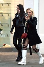 KATYA JONES Out Shopping on Kings Road in London 02/25/2022