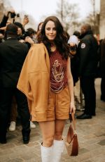 KAYA SCODELARIO Arrives at Loewe Show at Paris Fashion Week 03/05/2022