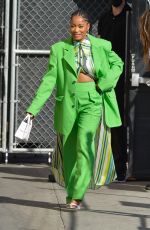 KEKE PALMER Arrives at El Capitan Entertainment Centre in Hollywood 03/16/2022
