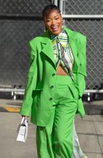 KEKE PALMER Arrives at El Capitan Entertainment Centre in Hollywood 03/16/2022