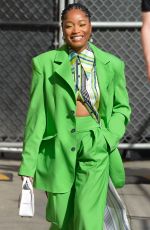 KEKE PALMER Arrives at El Capitan Entertainment Centre in Hollywood 03/16/2022