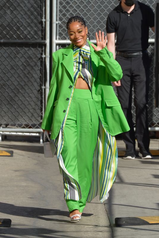 KEKE PALMER Arrives at El Capitan Entertainment Centre in Hollywood 03/16/2022