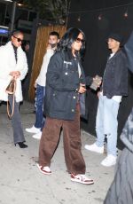 KEKE PALMER Arrives at Justin Bieber