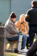 KELLI GIDDISH on the Set of Law and Arder: Special Victims Unit in New York 03/22/2022