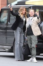 KELLY BENSIMON Out with a Friend in New York 03/25/2022