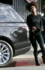 KELLY ROWLAND Leaves a Gym in West Hollywood 02/28/2022