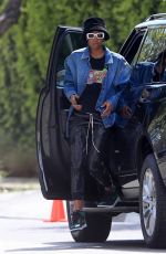 KELLY ROWLAND Out and About in Beverly Hills 03/28/2022
