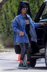 KELLY ROWLAND Out and About in Beverly Hills 03/28/2022