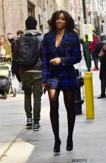 KELLY ROWLAND Out and About in New York 03/16/2022