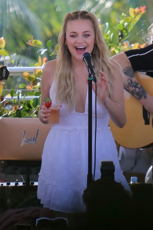 KELSEA BALLERINI Performs at Spring Break at Goodtime Hotel in Miami 03/16/2022