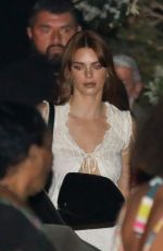 KENDALL JENNER Leaves Nobu in Malibu 03/23/2022